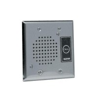 Valcom Durable Flush Mount Brushed Stainless Steel Plate w/ Call Button and LED